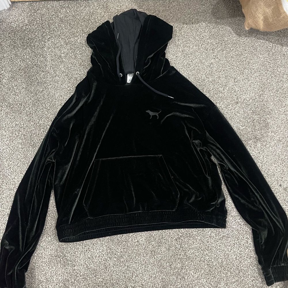 victoria secret pink velvet jacket